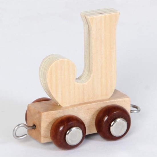 Small Foot - Houten Lettertrein - J