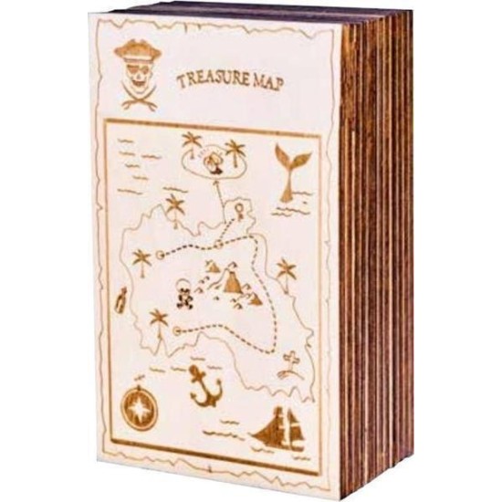 Breinpuzzel Houten Escape Box - Caribbean ***