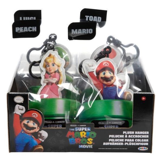 The Super Mario Bros. Movie Plush Keychains 8 Cm