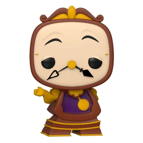 Beauty And The Beast Pop! Movies Vinyl Figure Cogsworth 9 Cm