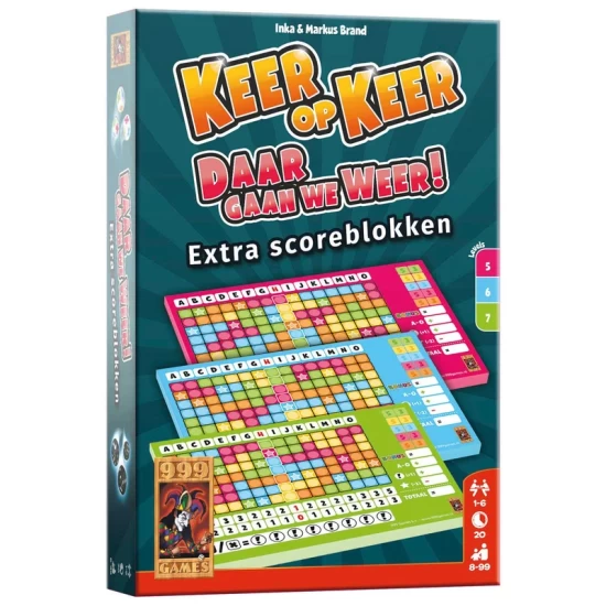 Scoreblokken Keer Op Keer (3 Stuks) Level 5 6 En 7