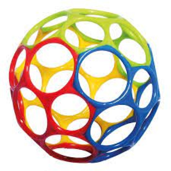 Oball Classic Easy-Grasp Toy - Red/Blue/Green/Yellow