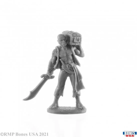 Pirate With Treasure Chest (77134)