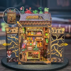 Cutebee 3D Booknook Fantasy Plant Shop Cwga203 115X10X17Cm Cutebee 3D Booknook Fantasy Plant Shop Cwga203 115X10X17Cm