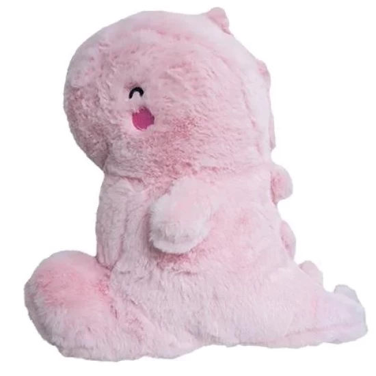 Pluche Fluffy Dino - Pink