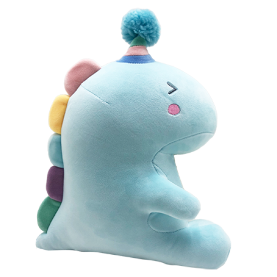 Pluche Large Party Dino - Blue