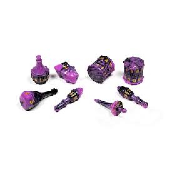 Polyhero Bard 8 Dice Set Violet Lullaby