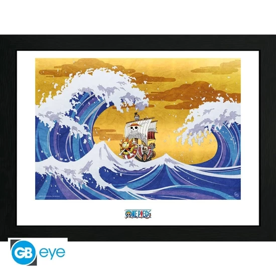 One Piece - Framed Print Thousand Sunny (30X40) X2