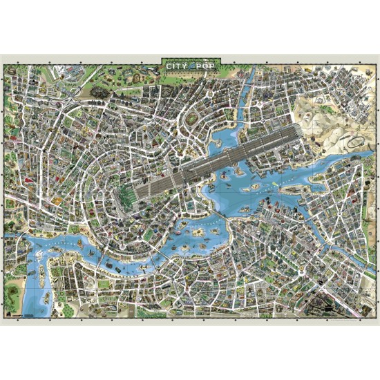 Puzzel City Of Pop 2000 Heye 29844