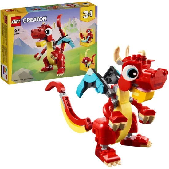Lego Creator 31145 Rode Draak Lego Creator 31145 Rode Draak