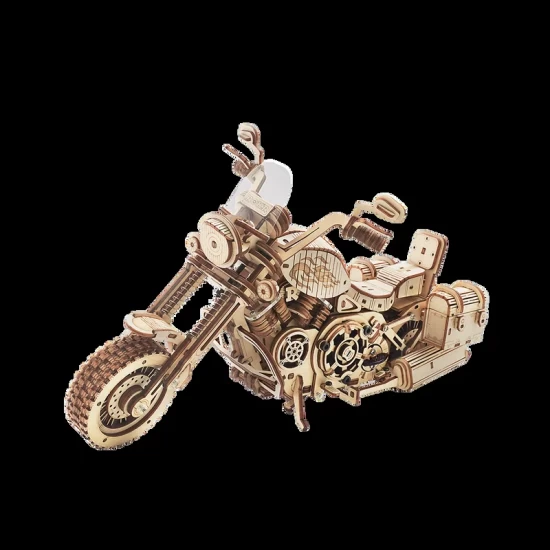 Robotime Houten Puzzel 3D Cruiser Motorcycle Lk504 27116X16Cm
