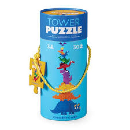 30-Pc Tower Puzzle/Dinosaur - 3Y+