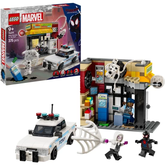 Lego Super Heroes 76311 Spider-Verse: Miles Morales Vs. De Spot Lego Super Heroes 76311 Spider-Verse: Miles Morales Vs. De Spot