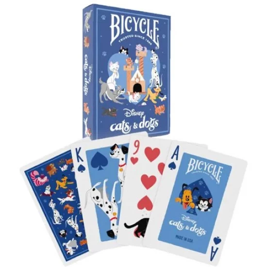 Bicycle - Carte De Jeu Standard 56 Pièce(S) Disney Cats & Dogs