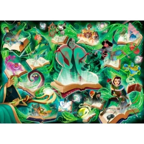 Disney Lorcana Jigsaw Puzzle Glimmers Of The Realm: Emerald (1000 Pieces)