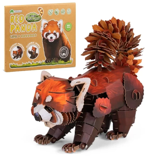 Makebug 3D Modelbouw Red Panda Mb-B-0013 16X9X14 Cm