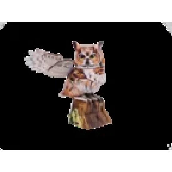 Makebug 3D Modelbouw Great Horned Owl Mb-D-0059 11X19X14 Cm