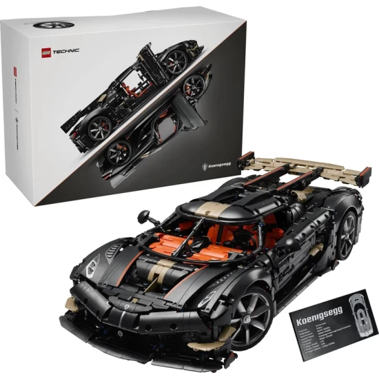 Lego Technic 42232 Koenigsegg Sadairs Spear Hypercar