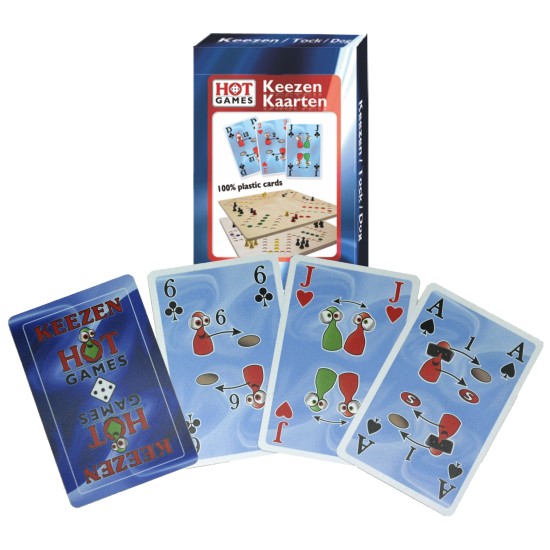 Keezen Kaarten - 100 % Plastic Hot-Games