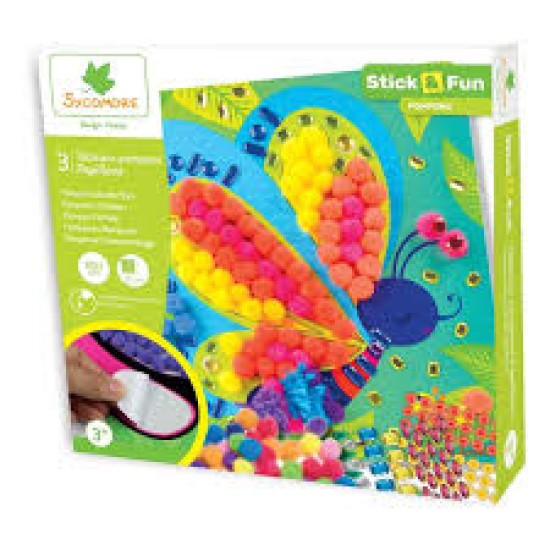 S Pompoms Boards Butterfly