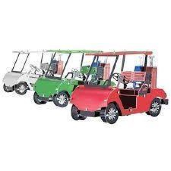 Metal Earth Golf Cart Set Of 3 -Special Request-
