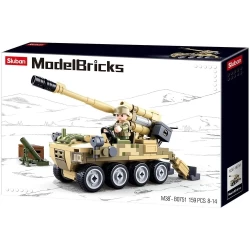 Sluban 8X8 Mobiel Kanon