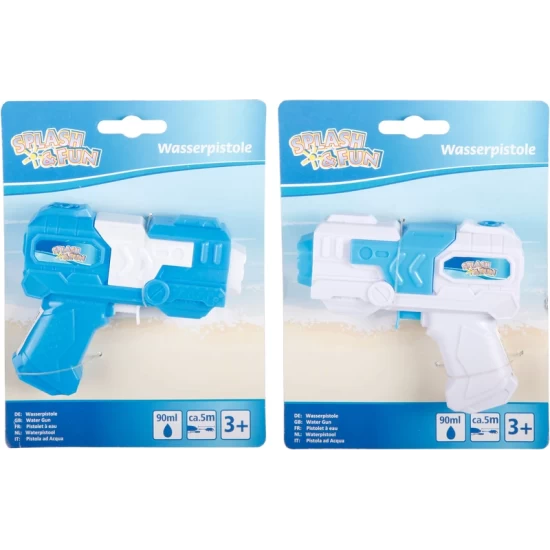 Sf Wasserpistole Blau/Weiß Sort. 11Cm