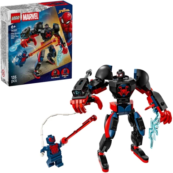 Miles Morales Mech Vs. Spider-Man 2099
