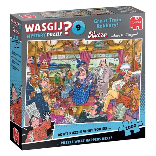Wasgij Retro Mystery 9 – De Grote Treinroof! (1000)