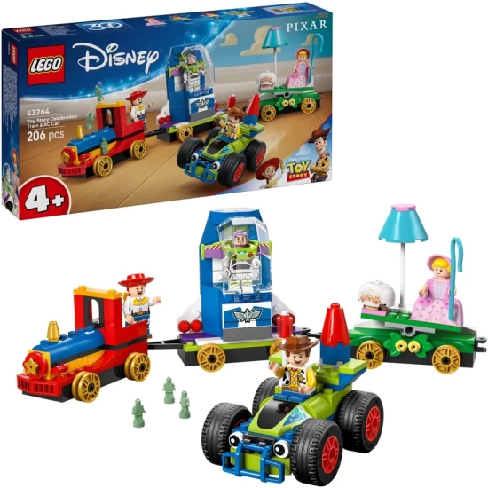 Lego Disney 43264 Toy Story Celebration Train & Rc Car