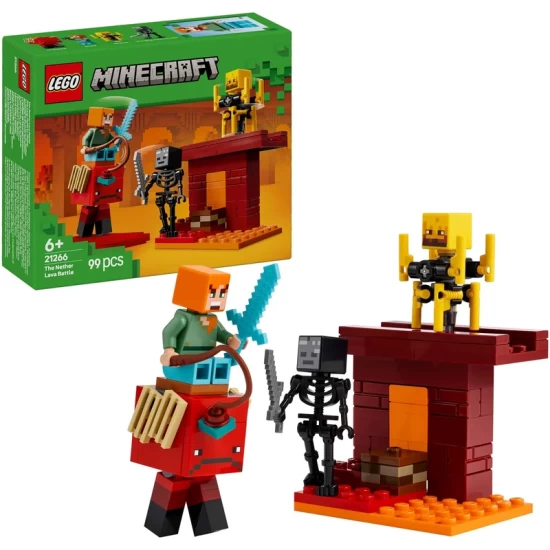 Lego Minecraft 21266 Het Lavaduel In De Nether Lego Minecraft 21266 Het Lavaduel In De Nether