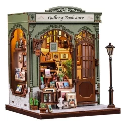 Miniature House Model Kit Gallery Bookstore 20 X 16 Cm