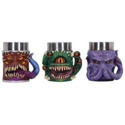 Dungeons & Dragons Set Of 3 Mini Tankards Mini Monster 9 Cm Dungeons & Dragons Set Of 3 Mini Tankards Mini Monster 9 Cm