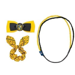 Harry Potter: Hufflepuff Trendy Scrunchy Bunny Ear Clip Headband Set