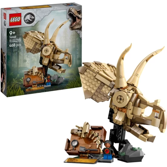 Lego Jurassic World 76969 Dinosaurusfossielen: Triceratops Schedel Lego Jurassic World 76969 Dinosaurusfossielen: Triceratops Schedel