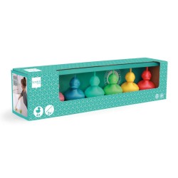 Set Van 6 Kermiseendjes - Koraalrif Set Van 6 Kermiseendjes - Koraalrif