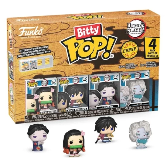Demon Slayer: Kimetsu No Yaiba Bitty Pop! Vinyl Figure 4-Pack Nezuko 25 Cm