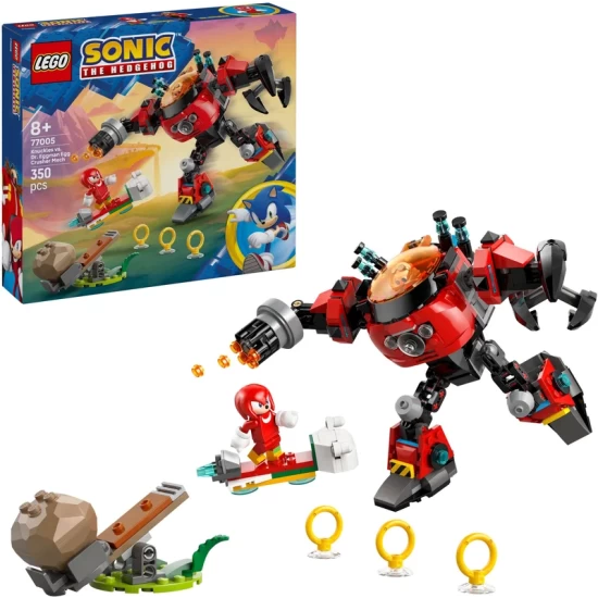 Lego Sonic 77005 Knuckles Vs. Dr. Eggman Egg Crusher Mecha