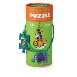 30-Pc Tower Puzzle/Jungle - 3Y+ 30-Pc Tower Puzzle/Jungle - 3Y+