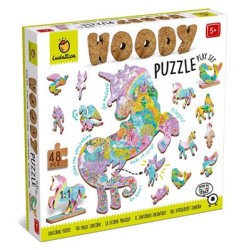 Woody Puzzel - Eenhoorn Woody Puzzel - Eenhoorn
