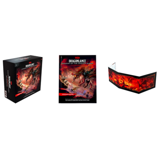 Dungeons  And  Dragons Rpg Dragonlance: Shadow Of The Dragon Queen Deluxe Edition English