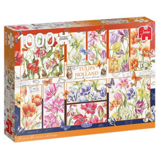 Puzzel Hollandse Tulpen: 1000 Stukjes